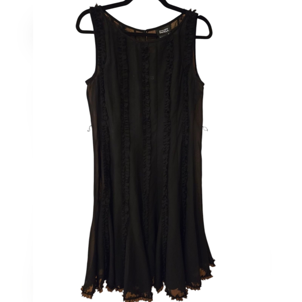 Adrianna Papell Black Dress Size 14